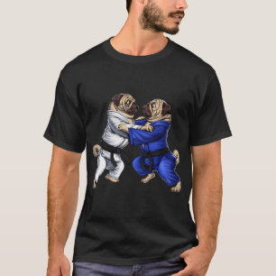 Camiseta Lutadores de Jiu-Jitsu Pug