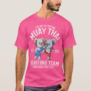 Camiseta Lutadores de Koala Muay Thai Engraçados