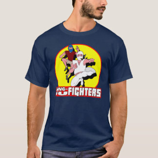 Camiseta Lutadores de Kung-Fu - Fu e t-shirt do KJ