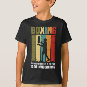 Camiseta Lutando Boxe Treinamento de Socos Luvas de Kickbox