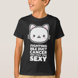 Camiseta Lutando contra o Cancer dos Dutos Biliares Ainda E
