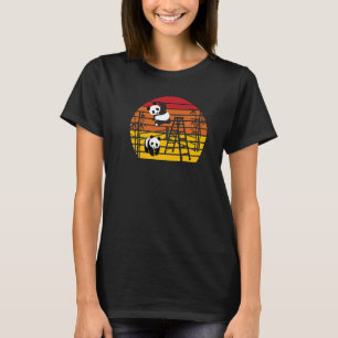Camiseta Lutando Pandas Animais Comendo Bambu Chinês Be
