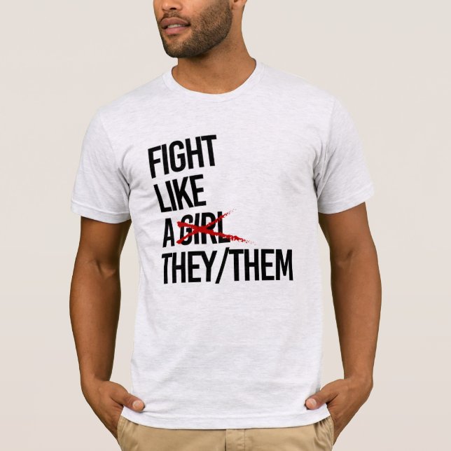 Camiseta Lutar como eles elas (Frente)