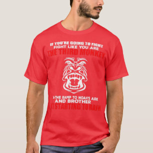 Camiseta Lutar Como O Terceiro Macaco Na Arca Nouhs - Engra