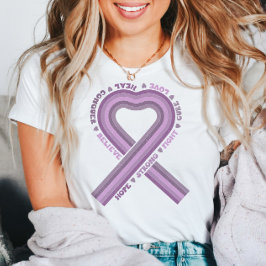 Camiseta Lutar contra a Cancer, a Esperança do Guerreiro da