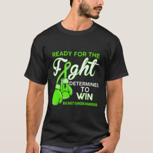 Camiseta Lutar contra a consciência do Cancer Bile Duct Bor