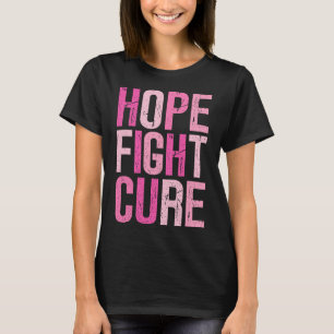 Camiseta Lutar Contra A Esperança Cura Em Outubro Vestimos