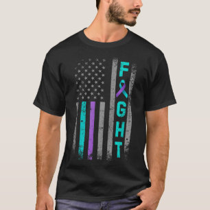 Camiseta Lutar Contra a Prevenção do Suicídio Conscientizaç