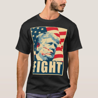 Camiseta Lutar contra Donald Trump 2024 Republicanos Maga E