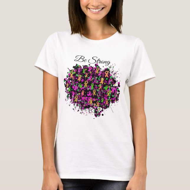 Camiseta Lutar Contra O Cancer Em Todas As Cores (Frente)