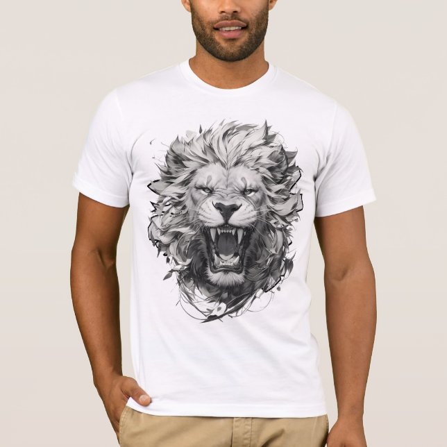 Camiseta Lutar contra o Leão (Frente)
