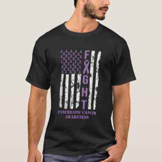 Camiseta Lutar contra o Sinalizador Câncer de pâncreas de S