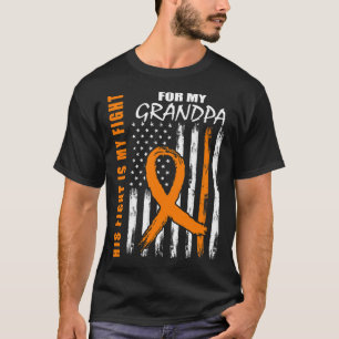 Camiseta Lutar É A Minha Luta Contra A Leucemia Do Vovô.