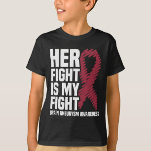Camiseta Lutar É Minha Luta Contra O Aneurismo Cérebro Sens