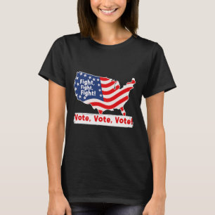 Camiseta Lutar Votar Em Trump Eleição Presidencial