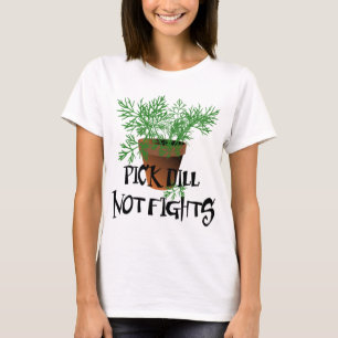 Camiseta Lutas do aneto da picareta do design de Riyah-Li