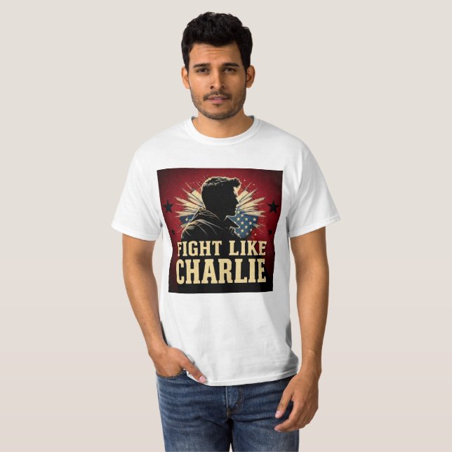 Camiseta Lute Como Charlie (Frente Completa)