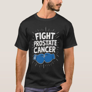 Camiseta Lute contra o Cancer da próstata dizendo "Boxeando