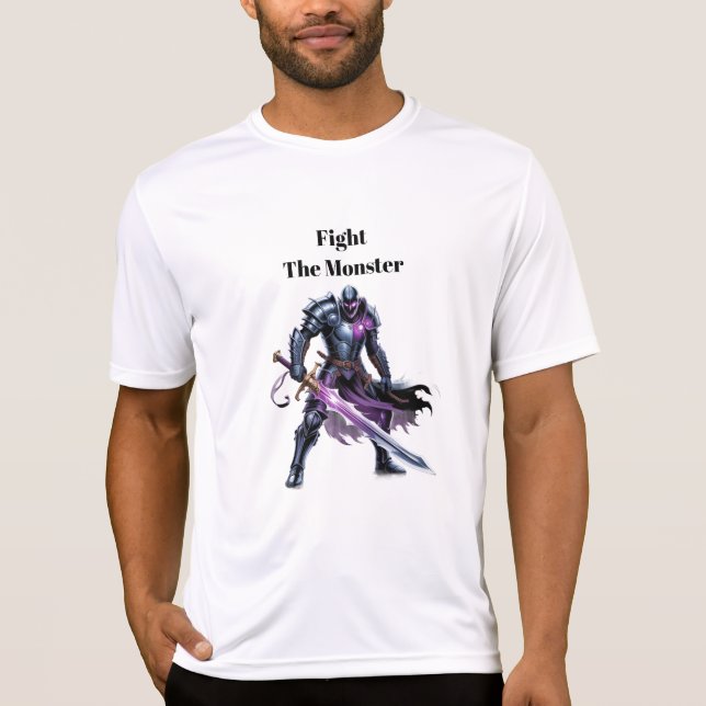 Camiseta Lute contra o monstro (Frente)
