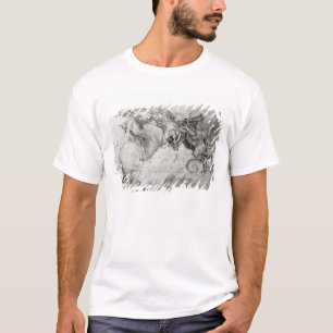 Camiseta Lute entre um cavaleiro e um dragão, c.1482