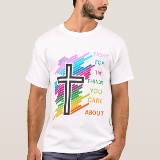 Camiseta Lute pelas coisas que você se importa com os Homen