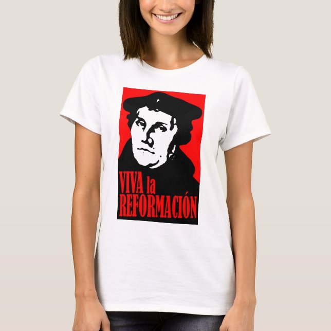 Camiseta LUTHER de Reformacion do la de Viva (Frente)
