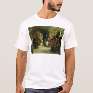 Camiseta Luther Preaches usando sua tradução da bíblia