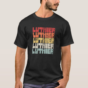Camiseta Luthier Acoustic Guitar Reparar Violin Electric Gu