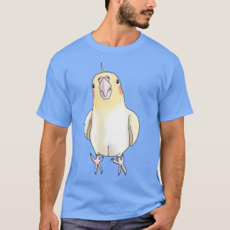 Camiseta Lutino Amarelo-Cento Cockatiel