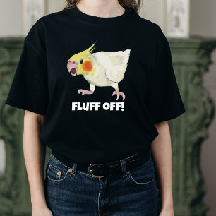 Camiseta Lutino Cacatua Zangado e Divertido - Papagaio de E