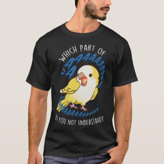Camiseta Lutino Quaker Parrot Aaaa