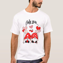 Camiseta Lutins amoureux Only You 1 message d’amour 