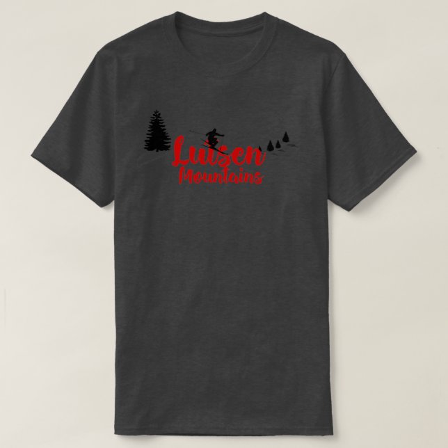 Camiseta Lutsen Mountain Ski Long (Frente do Design)