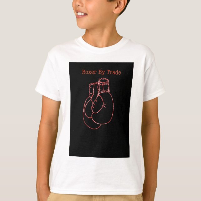 Camiseta Luvas Boxando Lutar Contra Presente do Ventilador  (Frente)