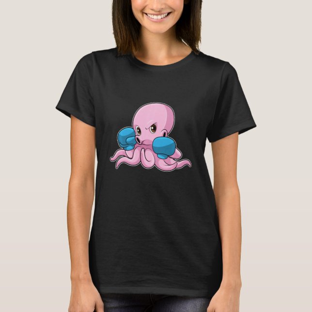 Camiseta Luvas Boxing Octopus Boxer (Frente)
