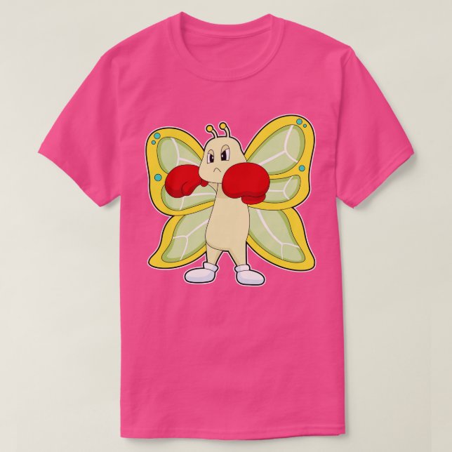 Camiseta Luvas de boxe Butterfly Boxer (Frente do Design)