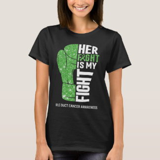 Camiseta Luvas de Boxe Câncer de Ducto Biliar Guerreiro