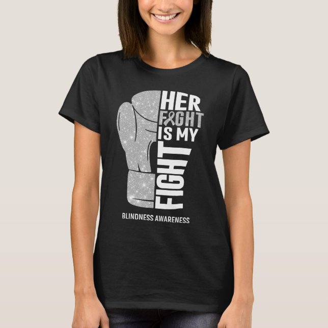 Camiseta Luvas de Boxe Cegueira Guerreiro (Frente)