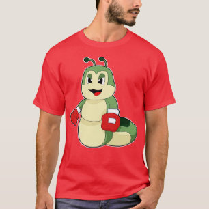 Camiseta Luvas de boxe de boxeador lagarta