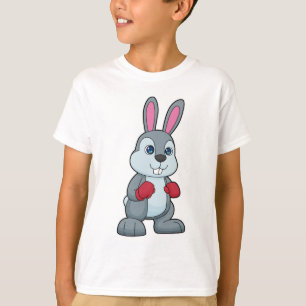 Camiseta Luvas de boxe de coelho Boxeador