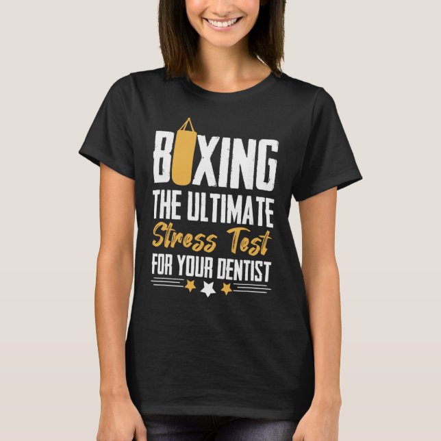 Camiseta Luvas de Boxe G de Kickboxing de Boxe Shadow Boxin (Frente)