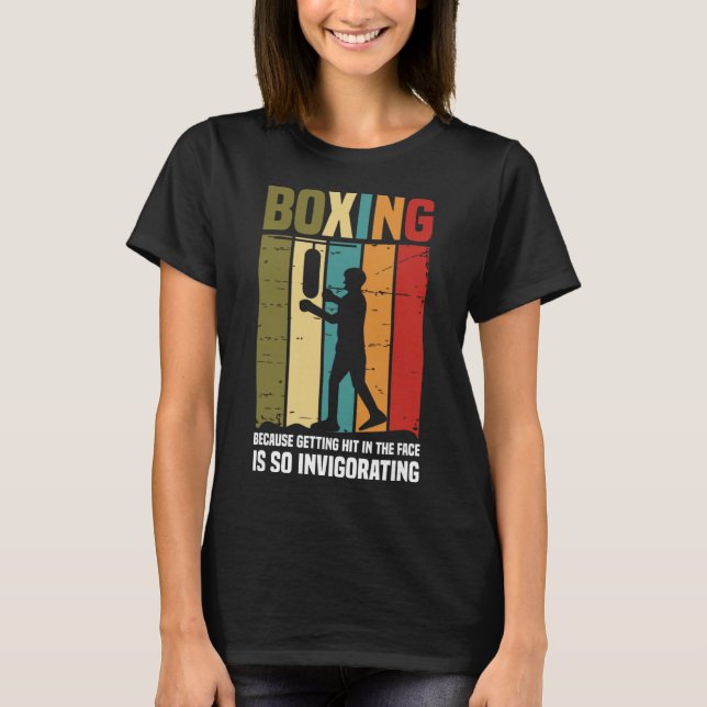 Camiseta Luvas de Boxe G de Kickboxing de Boxe Shadow Boxin (Frente)