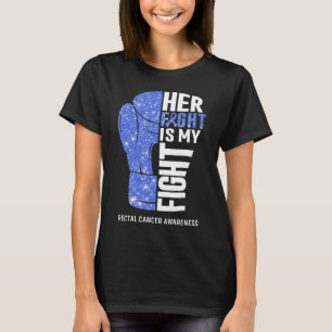 Camiseta Luvas de Boxe Guerreiro do Câncer Retal