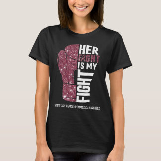 Camiseta Luvas de Boxe Hemocromatose Hereditária Guerreiro