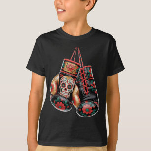 Camiseta Luvas de Boxe Muay Thai MMA Estilo Asteca Mexicano