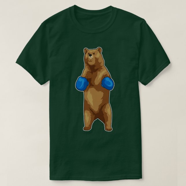 Camiseta Luvas de Boxer Bear Boxer (Frente do Design)