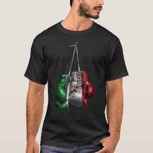 Camiseta Luvas de Boxing - bandeira mexicana 464