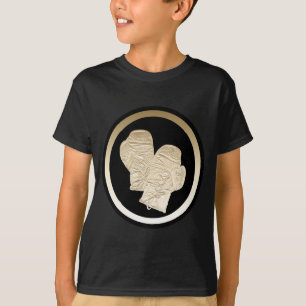 CAMISETA LUVAS DE ENCAIXOTAMENTO DOURADOS