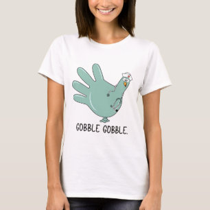 Camiseta Luvas de Peru Dia de Ação de Graças Nurse Thanksgi
