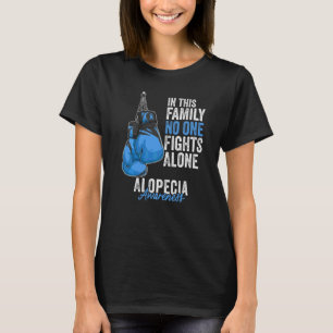 Camiseta Luvas do Mês de Conscientização da Alopecia Fita A